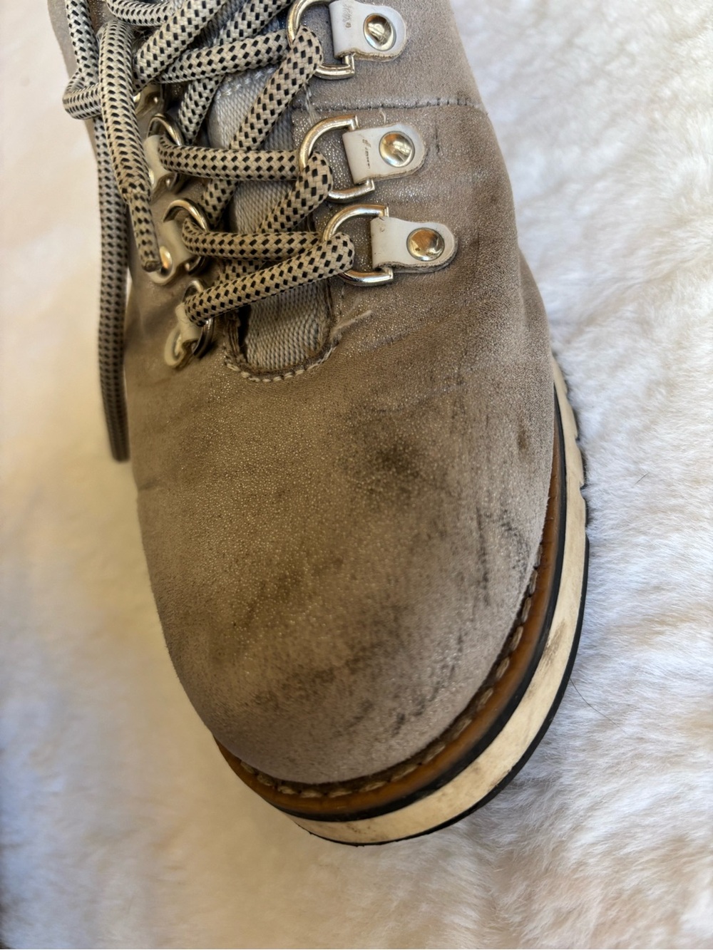 White Mountain Women’s Gray Casual Hiking Boots - Neutral Gray - Picture 15 of 16